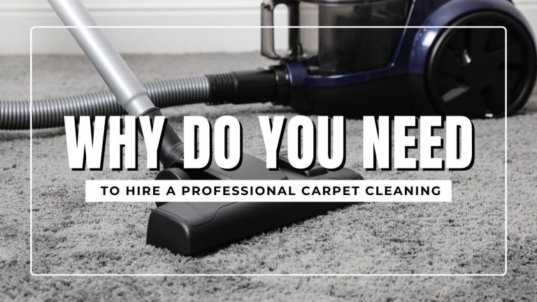 Why Do You Need To Hire A Professional Carpet Cleaning